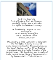 Elwood Dedication Ceremony